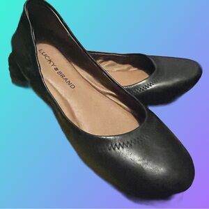 Lucky Brand Womens Emmie Ballet Flat black